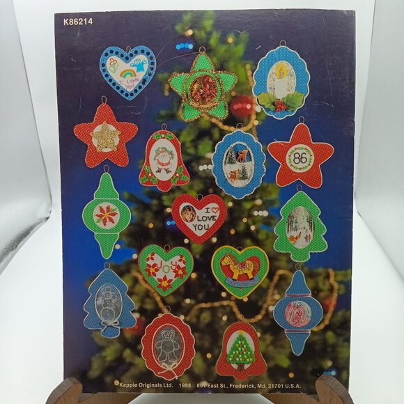 Kappie Christmas With Yuletiders Book 214 - 30 Cross-Stitch Projects - 1986 - Picture 2 of 2